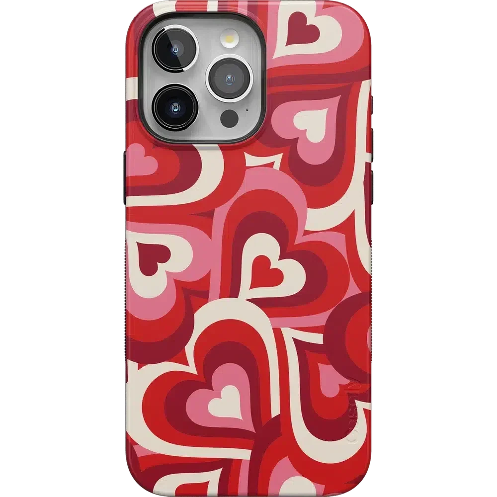 Love Song Remix | Ombre Hearts Case Phone Case Casetry Bold Flex + MagSafe® iPhone 15 Pro Max 