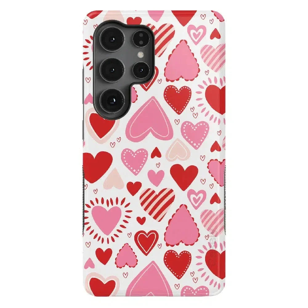 Love Struck | Heart Stickers Case Phone Case Casetry Bold Flex + MagSafe® Galaxy S25 Ultra 