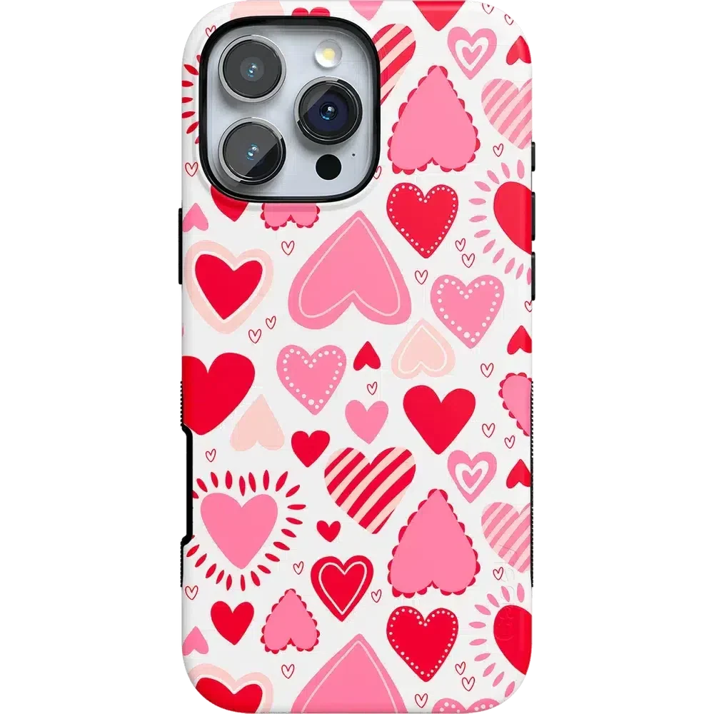 Love Struck | Heart Stickers Case Phone Case Casetry Bold Flex + MagSafe® iPhone 16 Pro Max 