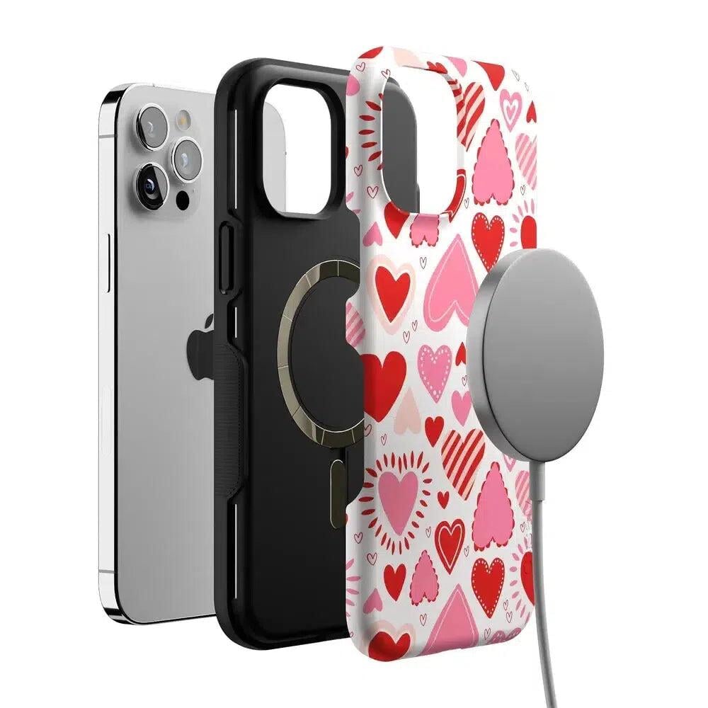 Love Struck | Heart Stickers Case