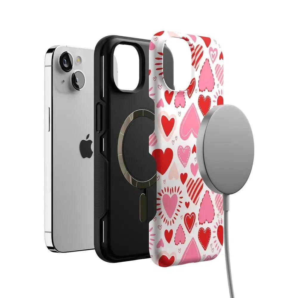 Love Struck | Heart Stickers Case