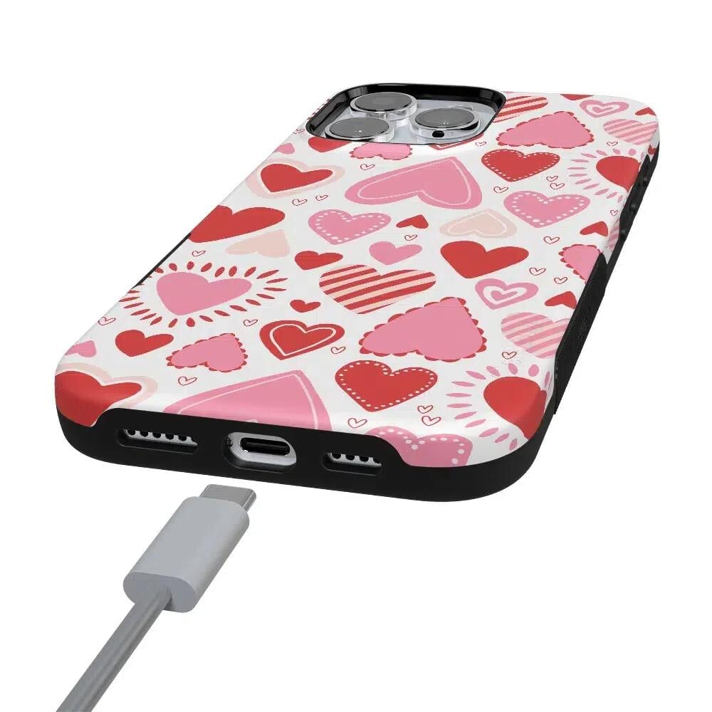 Love Struck | Heart Stickers Case