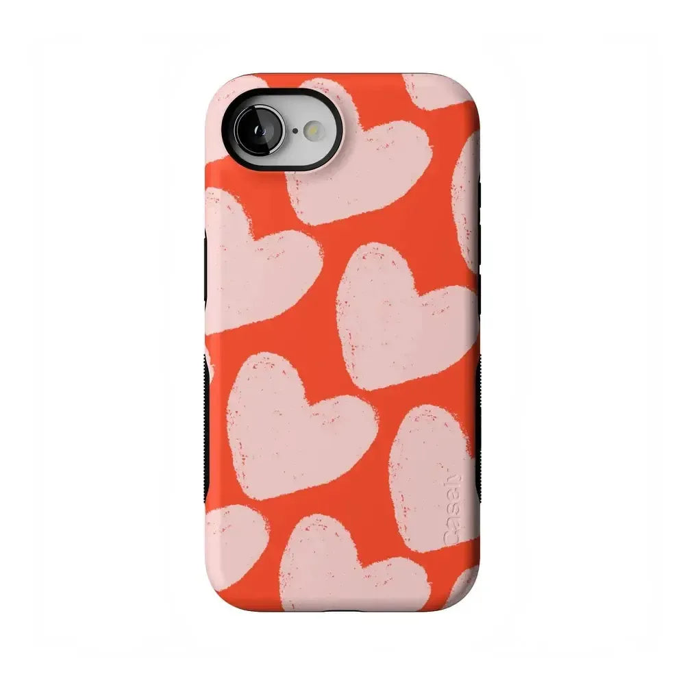 Love You More | Heart Doodle Case Phone Case Casetry Bold Flex + MagSafe® iPhone 16e 