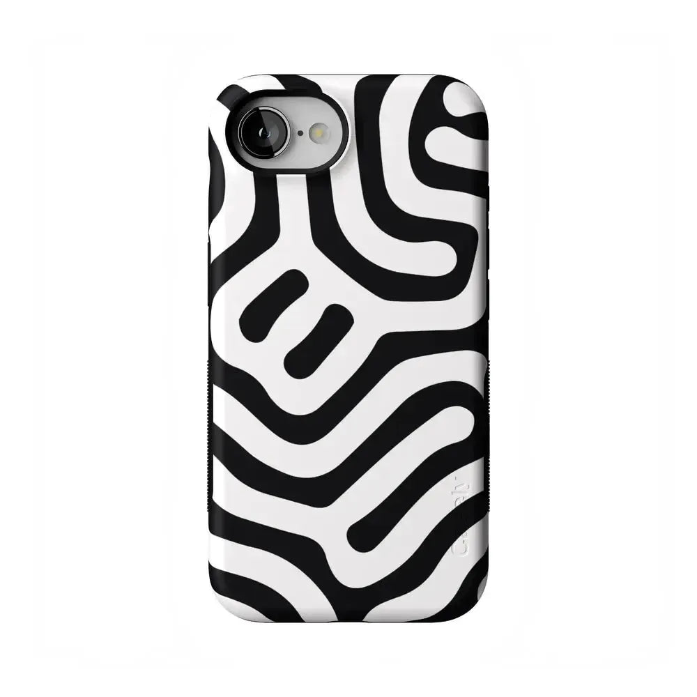 Maze | High Contrast Design Case Phone Case Casetry Bold Flex + MagSafe® iPhone 16e 