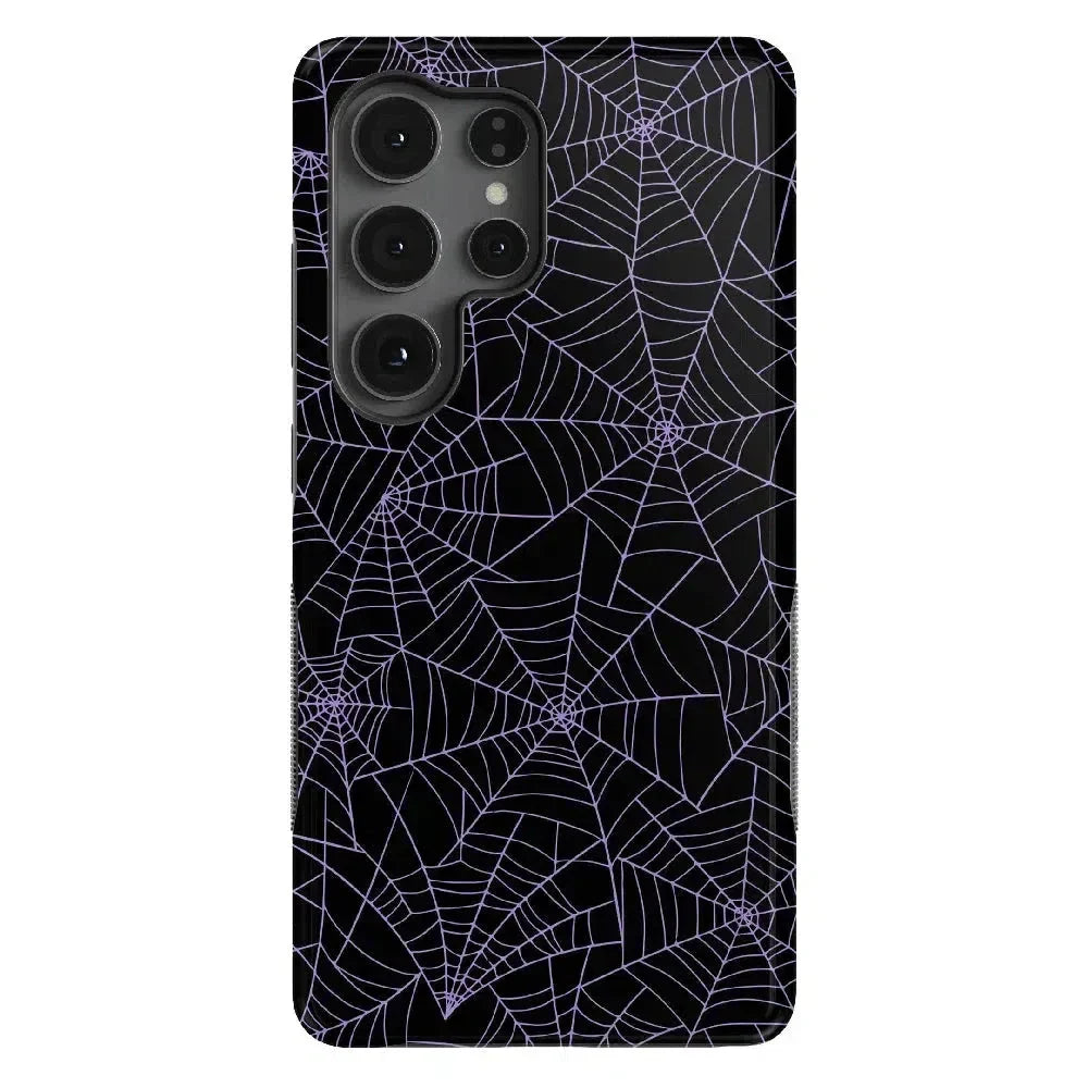 Midnight Web | Spider Web Case Phone Case Casetry Bold Flex + MagSafe® Galaxy S25 Ultra 