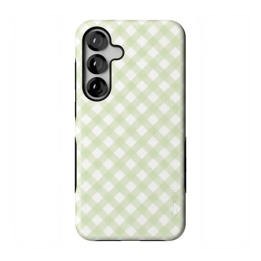 Mint Lattice | Sunday Best Case Phone Case get.casely Bold Flex + MagSafe® Galaxy S25 Plus 