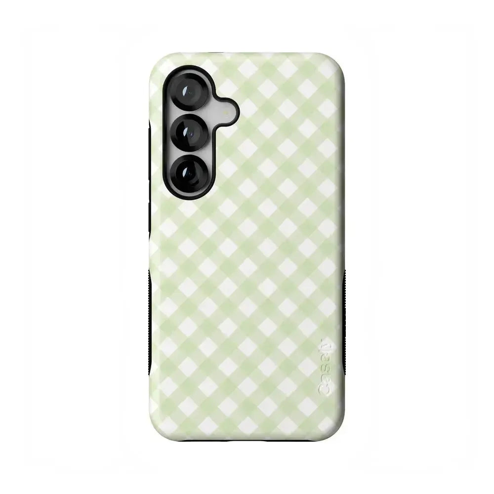 Mint Lattice | Sunday Best Case Phone Case get.casely Bold Flex + MagSafe® Galaxy S25 