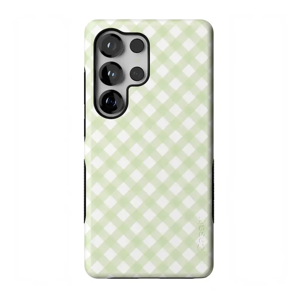 Mint Lattice | Sunday Best Case Phone Case get.casely Bold Flex + MagSafe® Galaxy S25 Ultra 