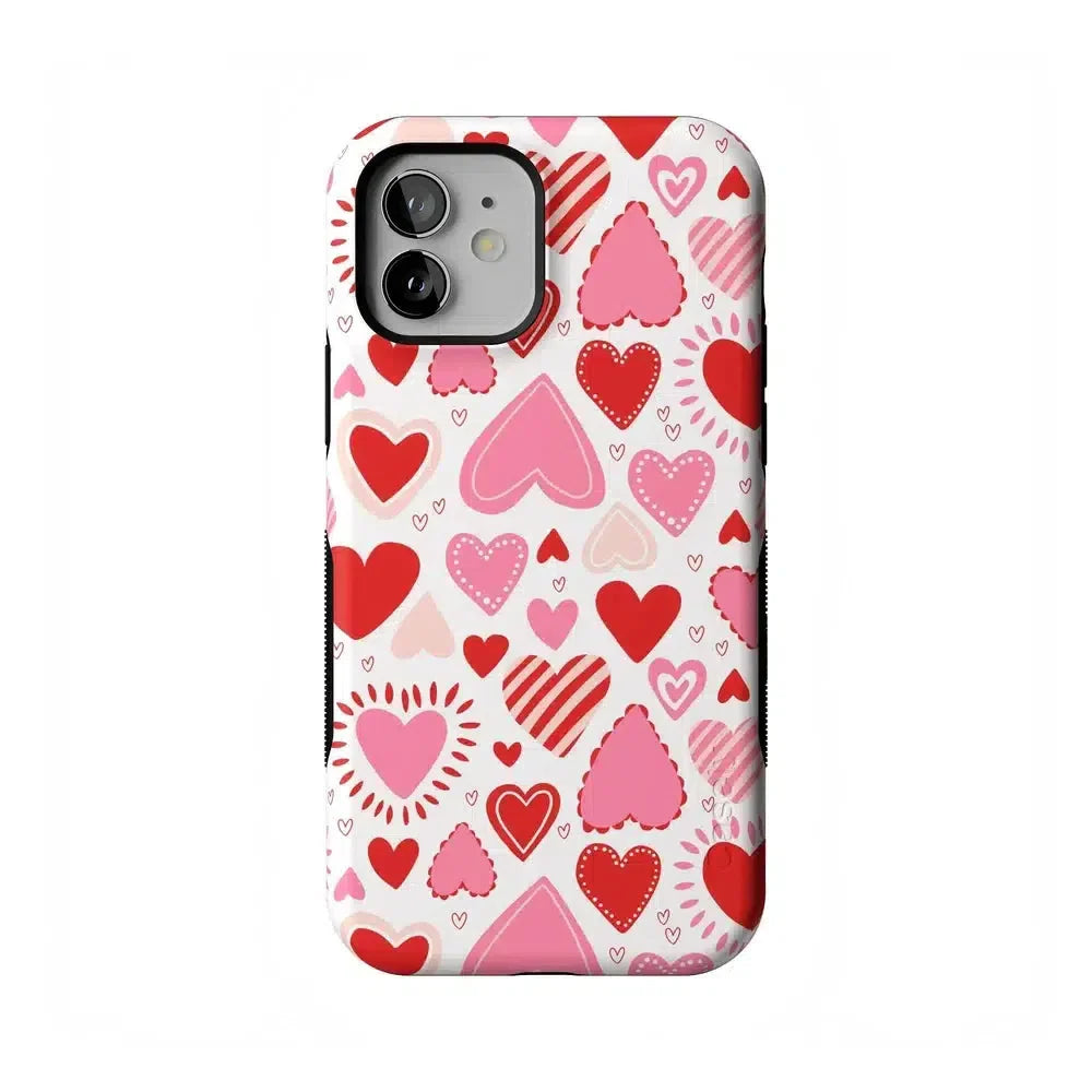 Love Struck | Heart Stickers Case Phone Case Casetry Bold Flex + MagSafe® iPhone 12