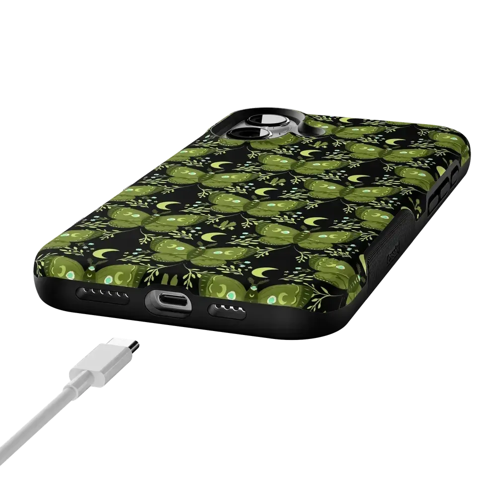 Mystic Moths | Green Twilight Case