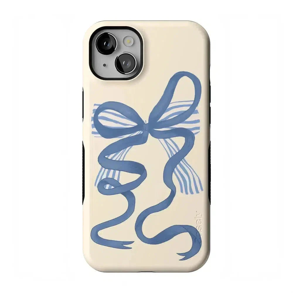Heartstrings | Blue Bow Case Phone Case Casetry Bold Flex + MagSafe® iPhone 14 Plus