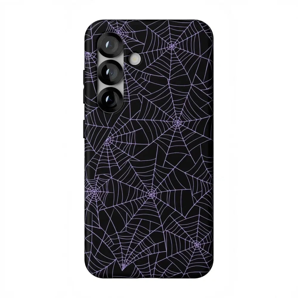 Midnight Web | Spider Web Case Phone Case Casetry Essential + MagSafe® Galaxy S25