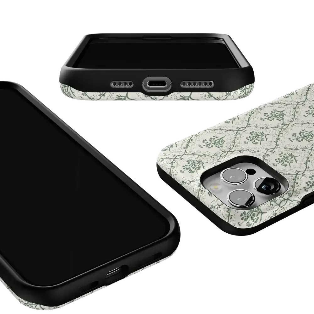 Sage Tapestry | Floral Vines Case