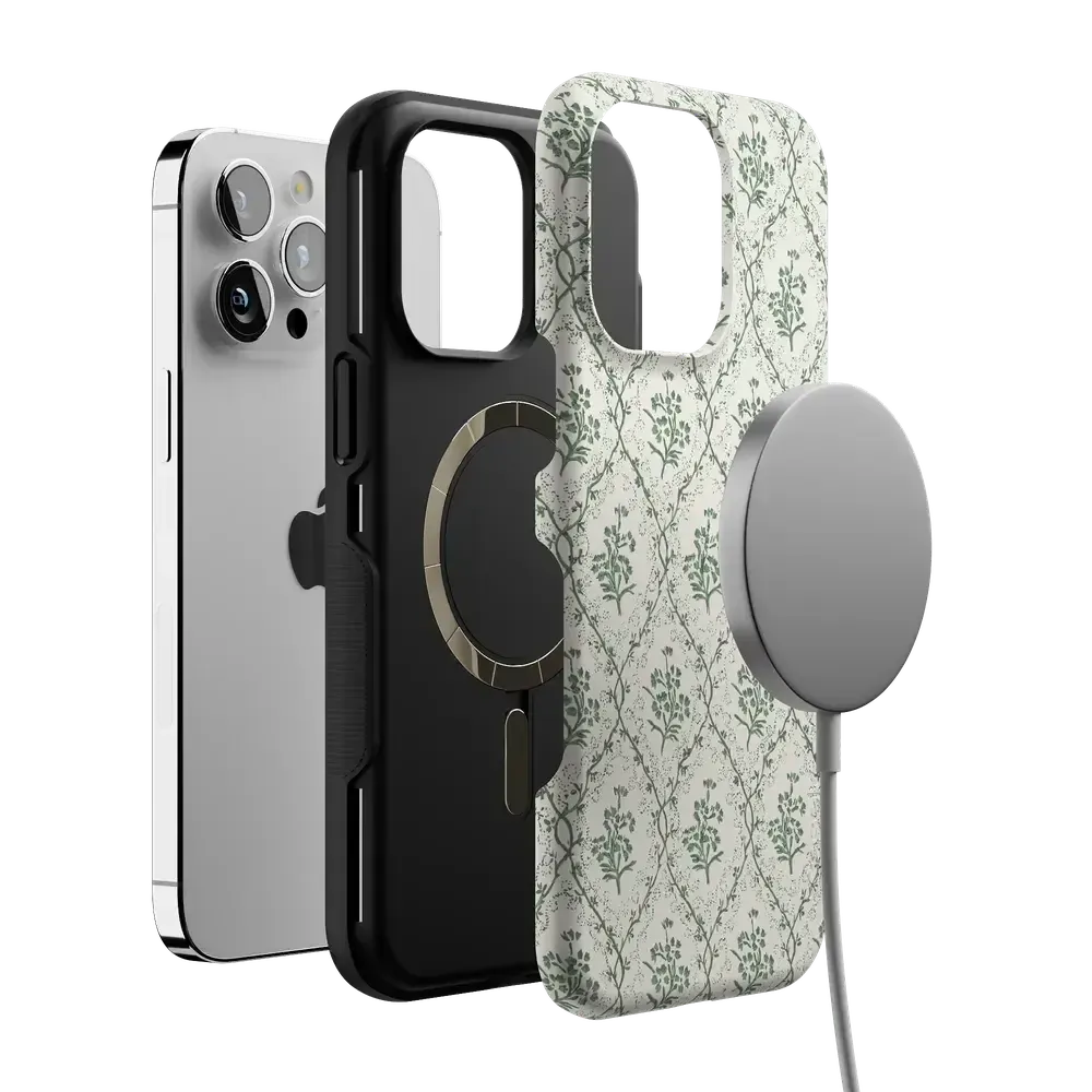 Sage Tapestry | Floral Vines Case