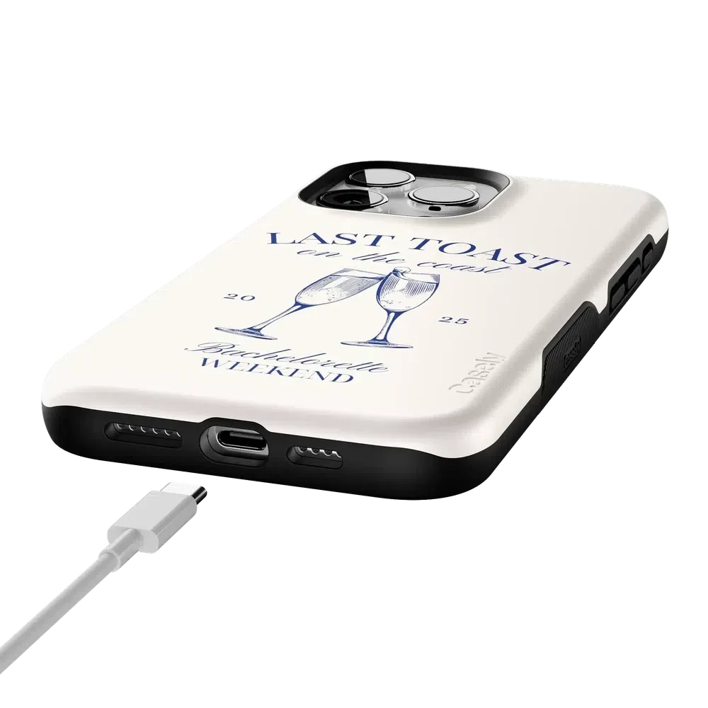 Last Toast | Off-White Coastal Bachelorette Case