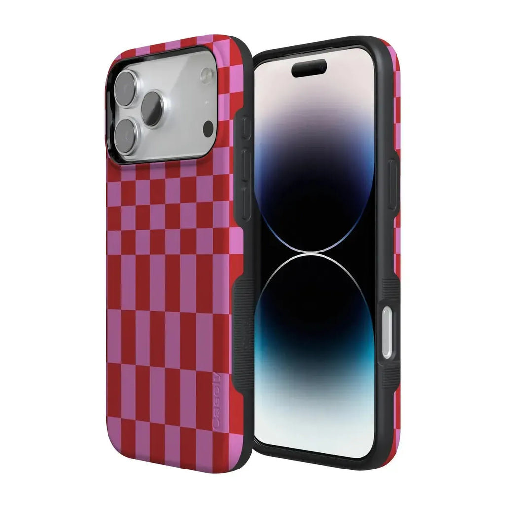 Queen of Diamonds | Pink Watercolor Case