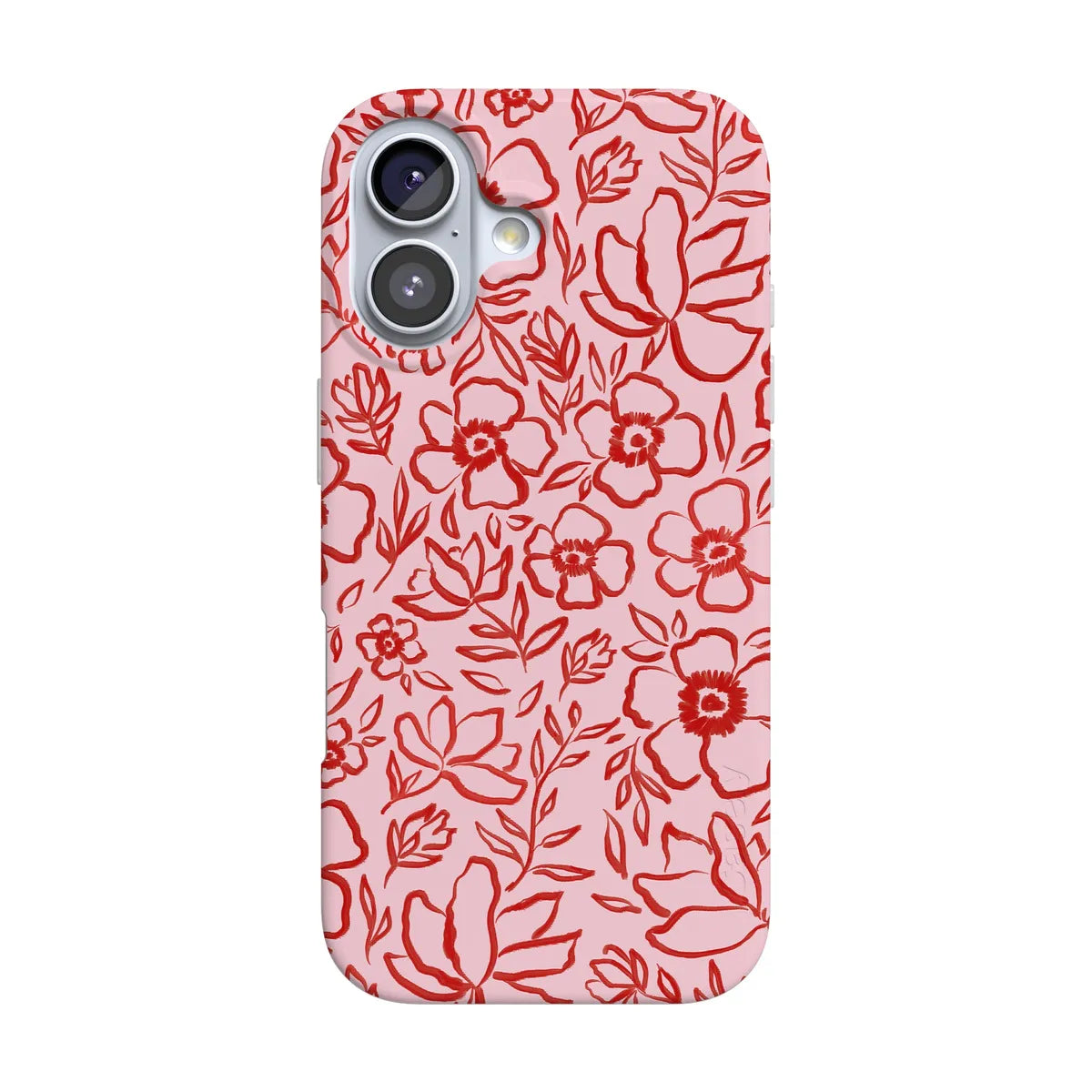 Blush Garden | Floral Doodle Case