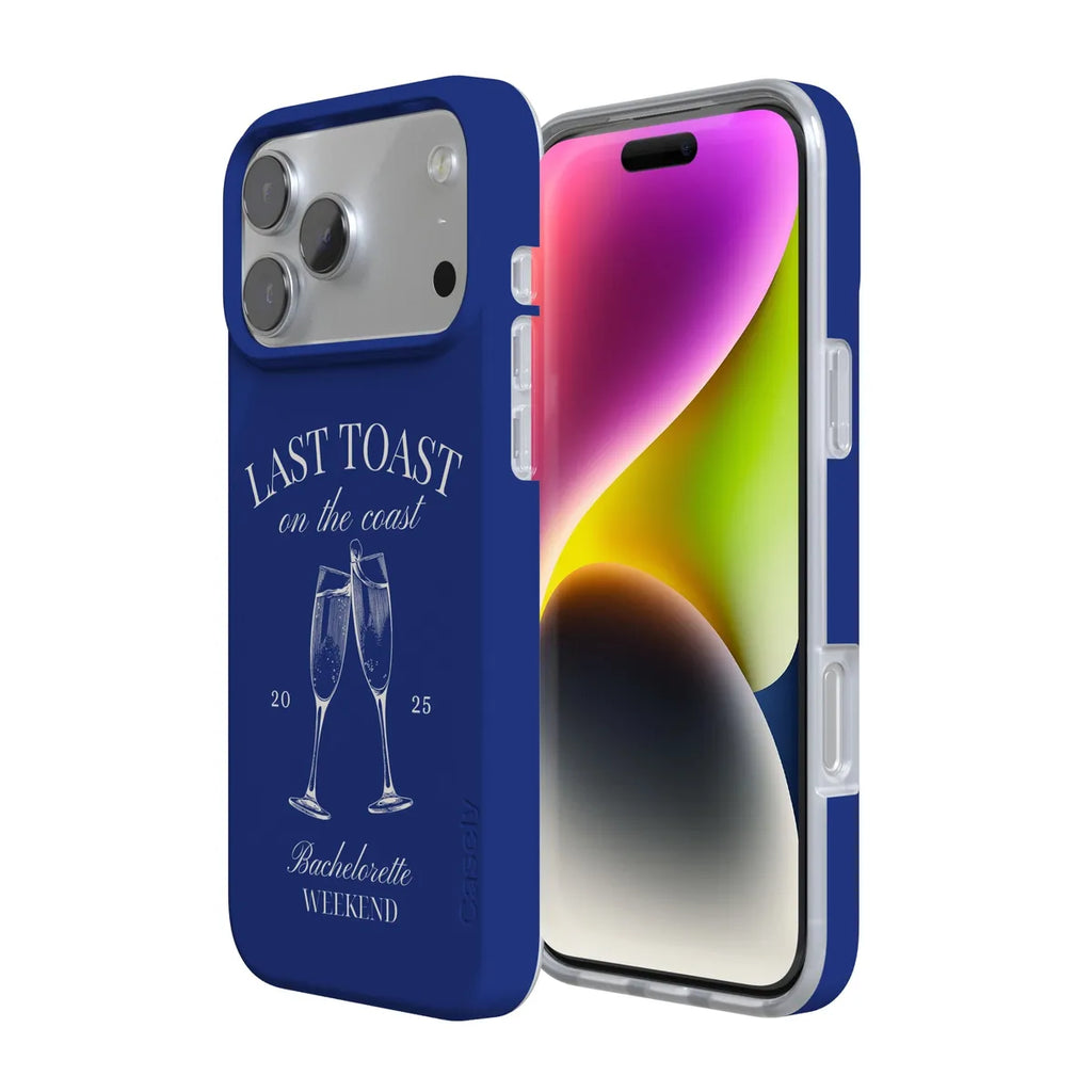 Last Toast | Blue Coastal Bachelorette Case