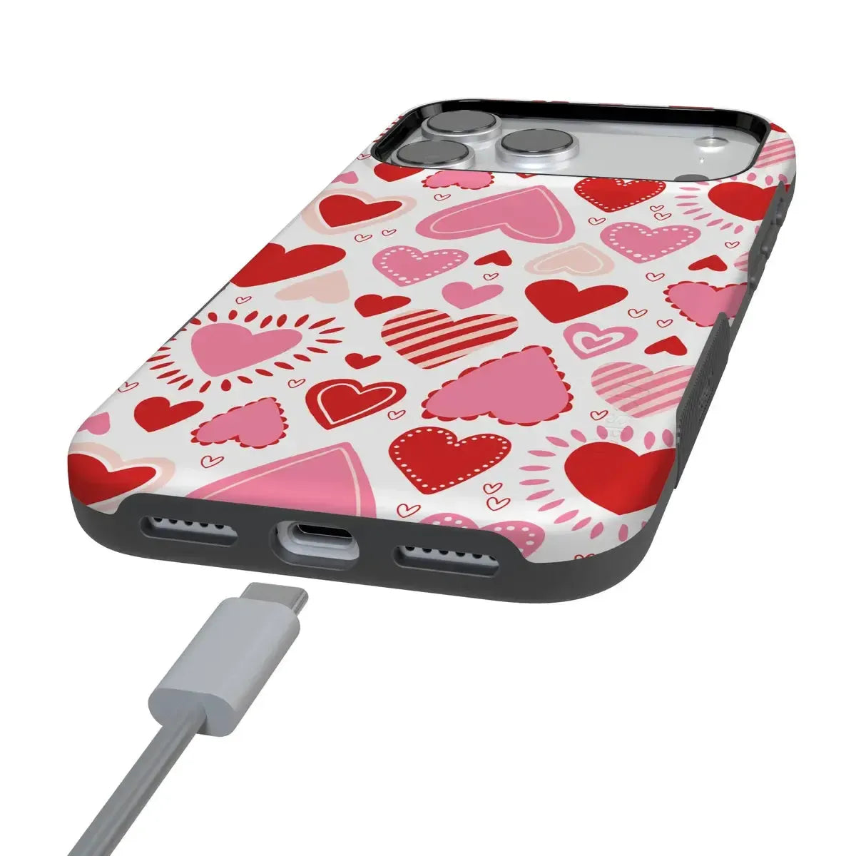 Love Struck | Heart Stickers Case