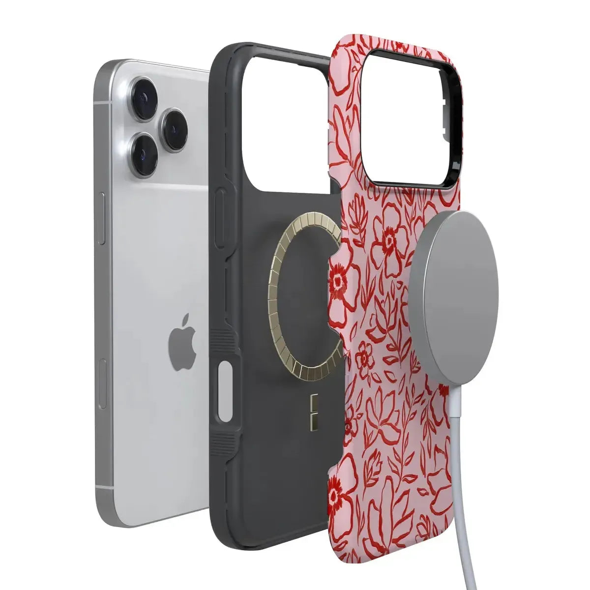Blush Garden | Floral Doodle Case
