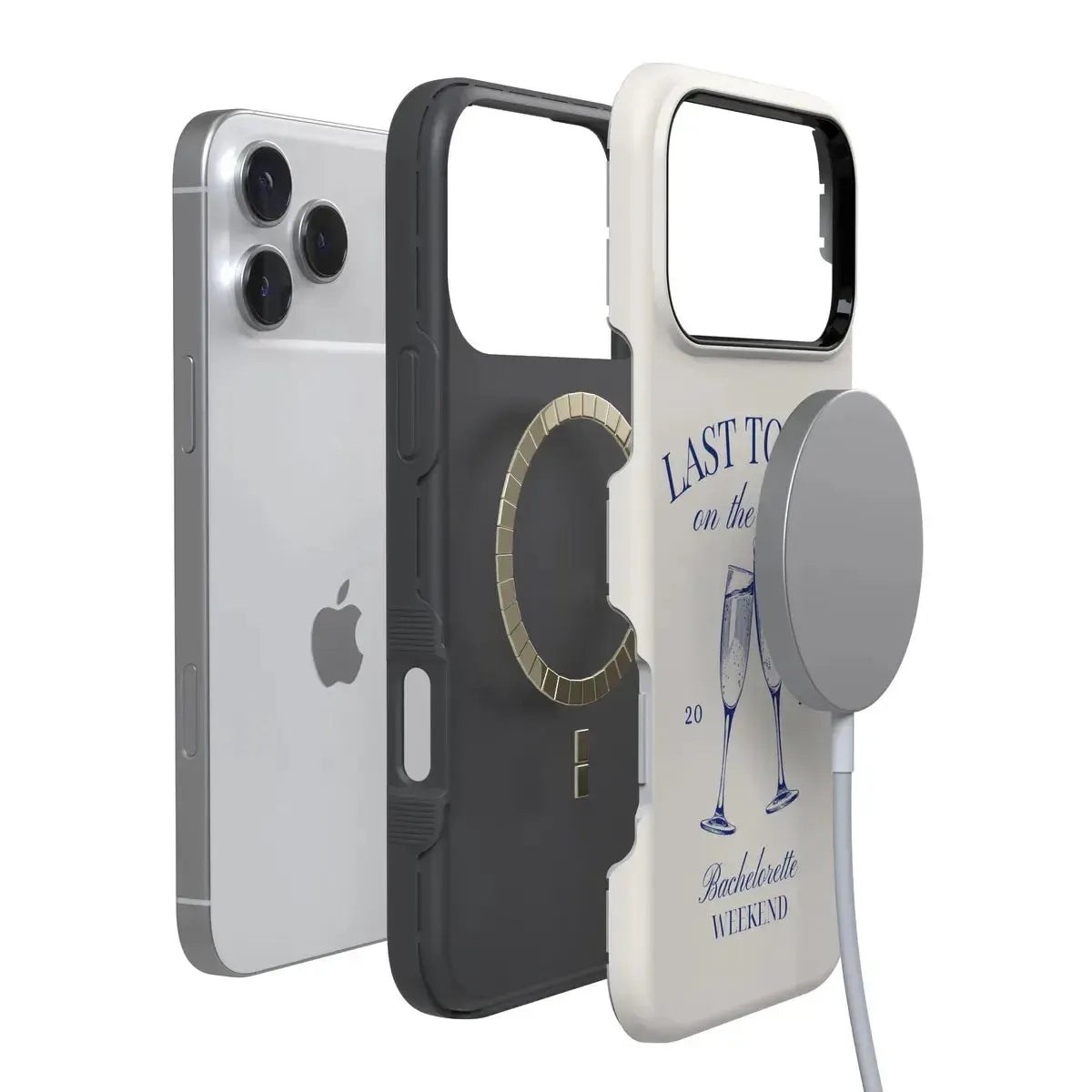 Last Toast | Off-White Coastal Bachelorette Case