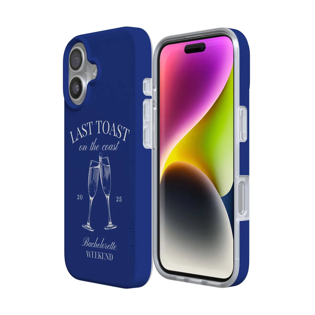 Last Toast | Blue Coastal Bachelorette Case
