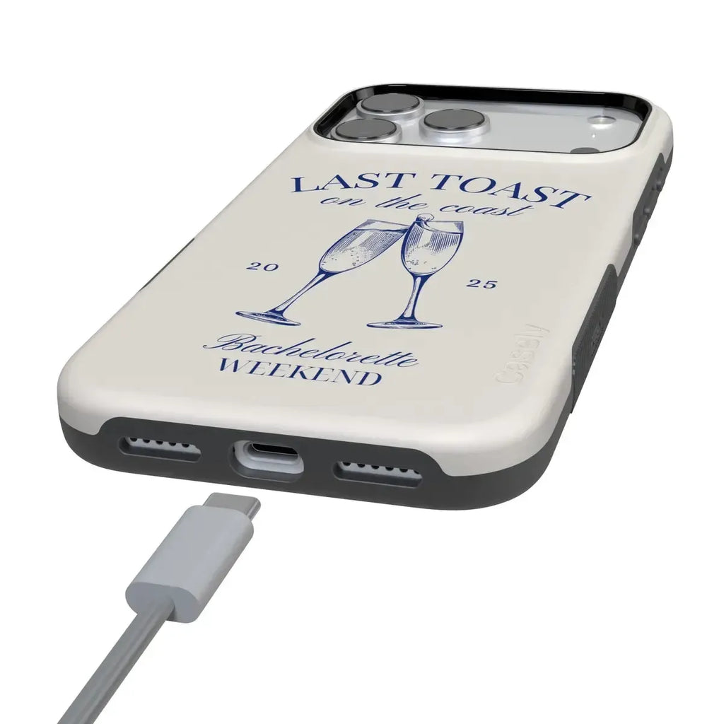 Last Toast | Off-White Coastal Bachelorette Case