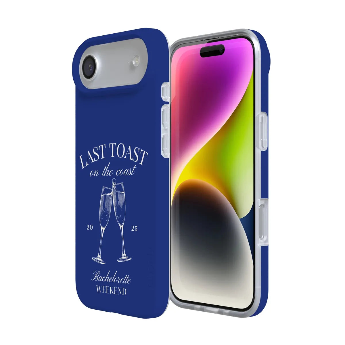 Last Toast | Blue Coastal Bachelorette Case