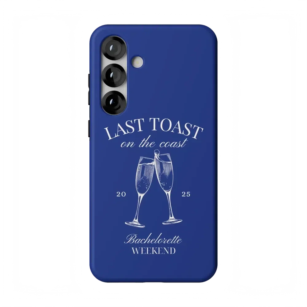 Last Toast | Blue Coastal Bachelorette Case Phone Case Casetry Bold Flex + MagSafe® Galaxy S25 Plus 