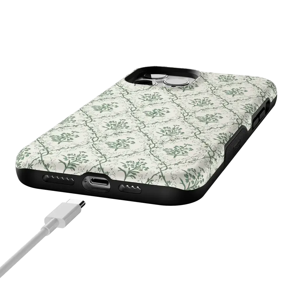Sage Tapestry | Floral Vines Case