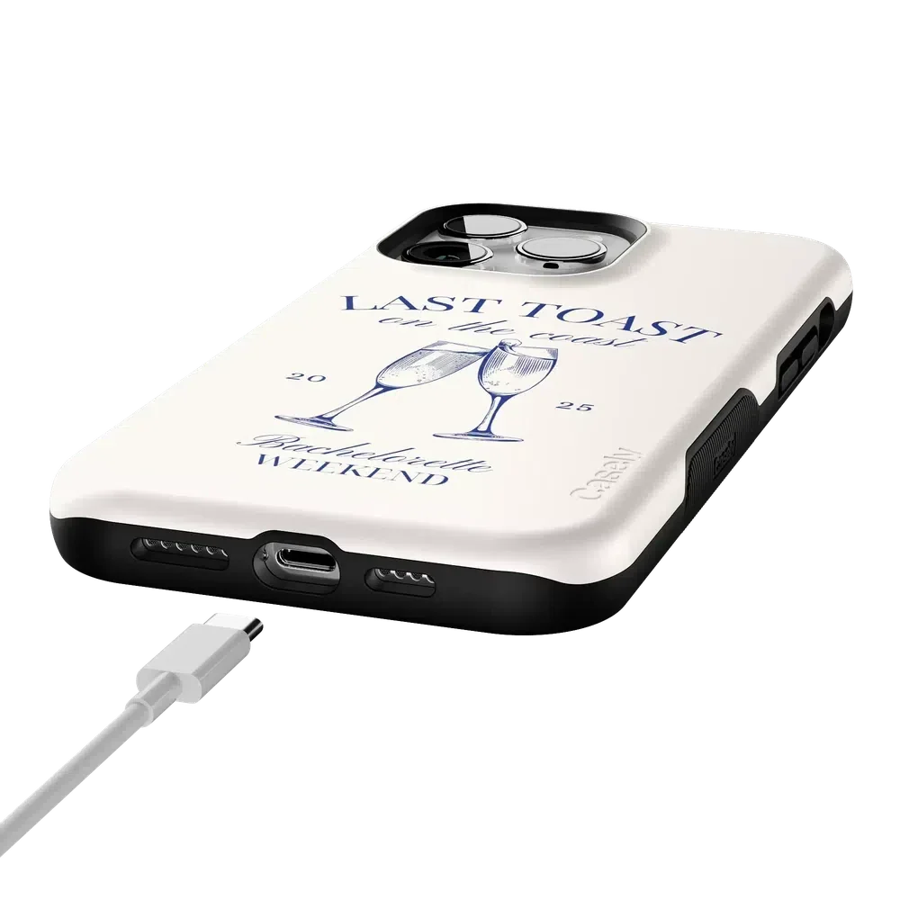 Last Toast | Off-White Coastal Bachelorette Case