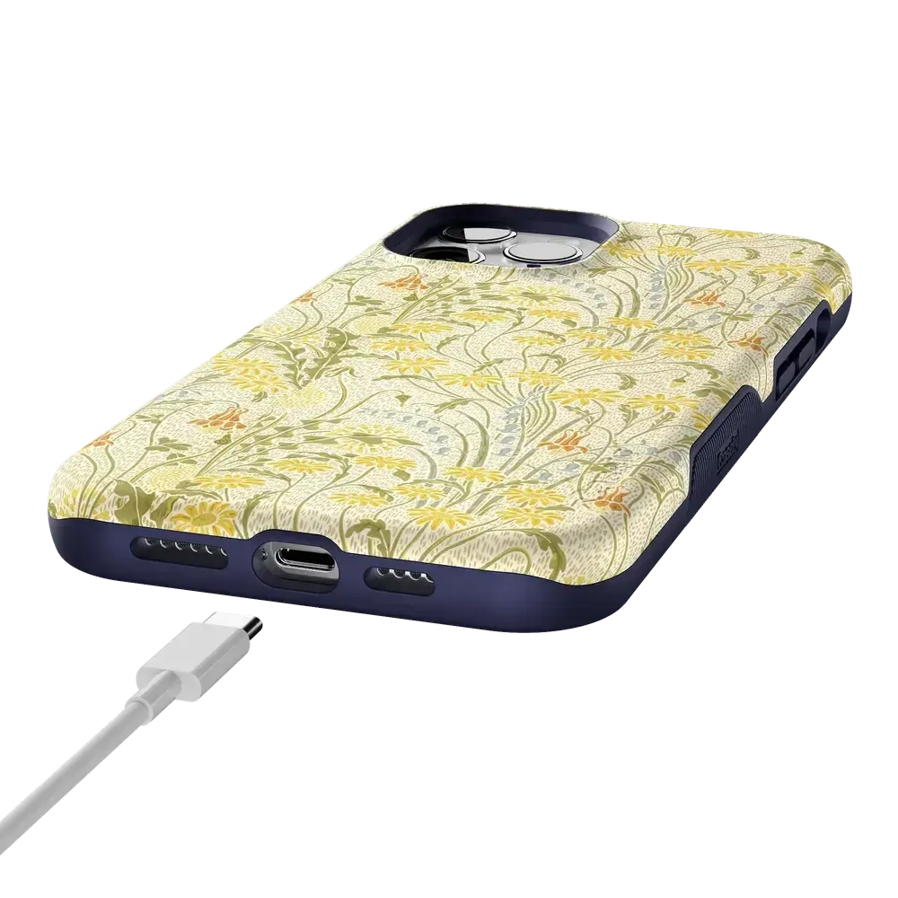 Boho Blooms | Golden Floral Case