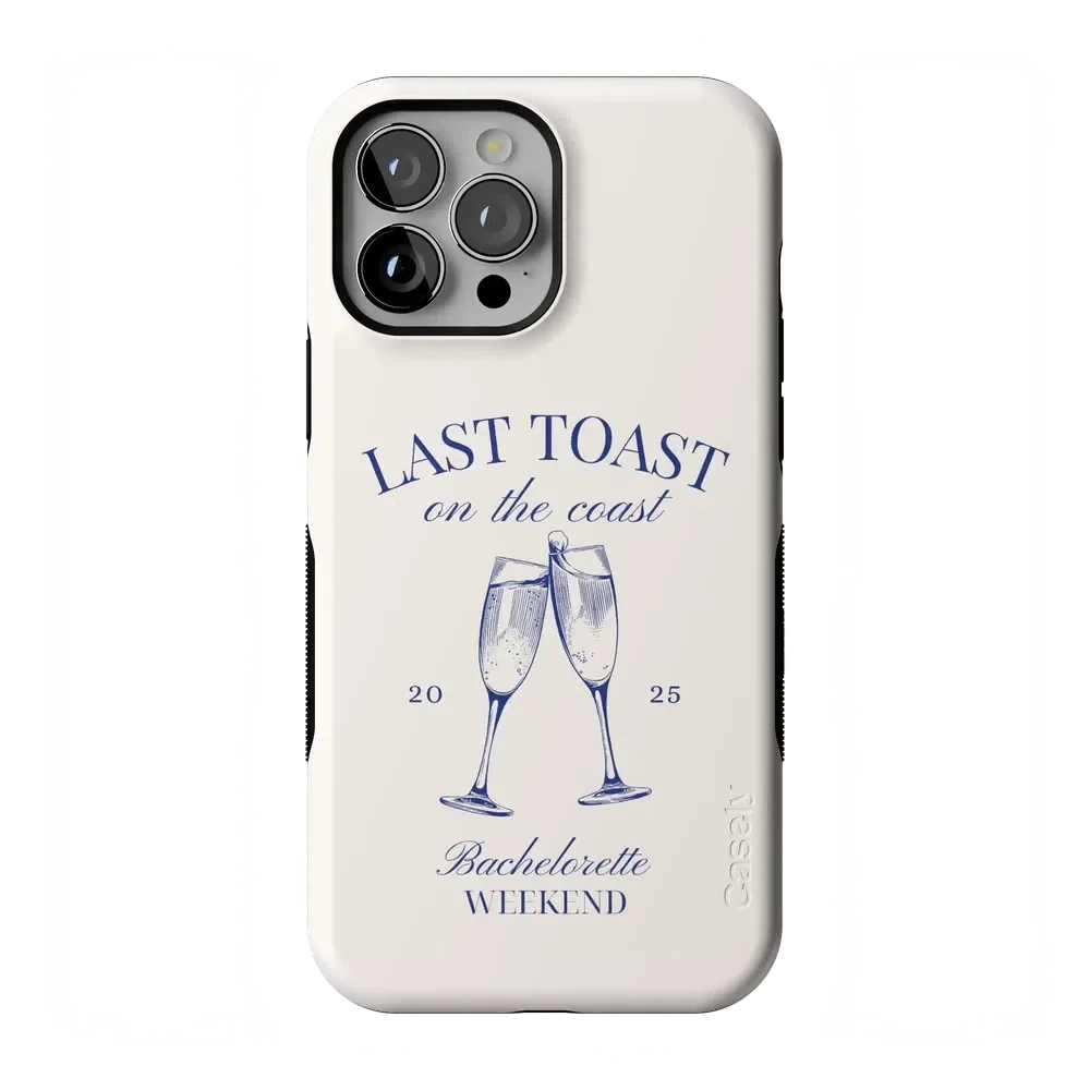 Last Toast | Off-White Coastal Bachelorette Case Phone Case Casetry Bold Flex + MagSafe® iPhone 13 Pro Max 