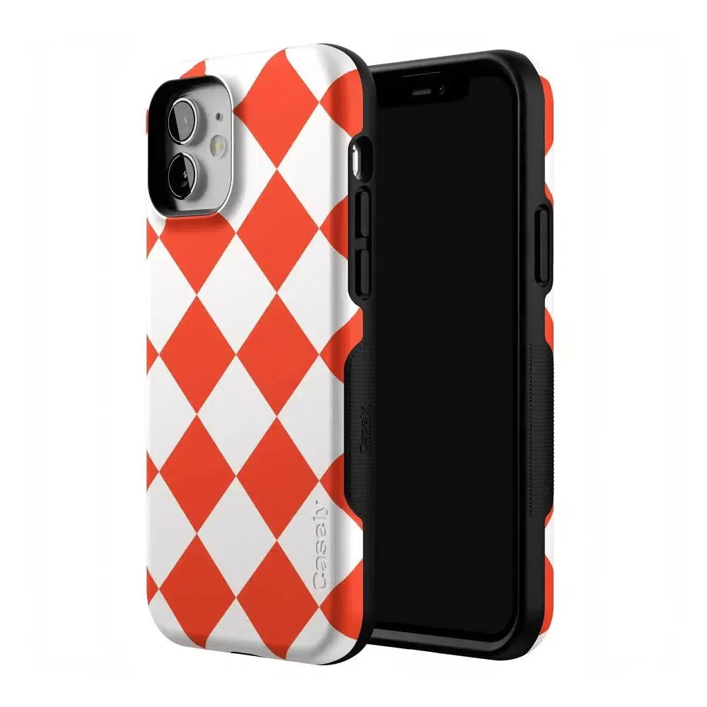 Red Checkerboard | High Contrast Design Case