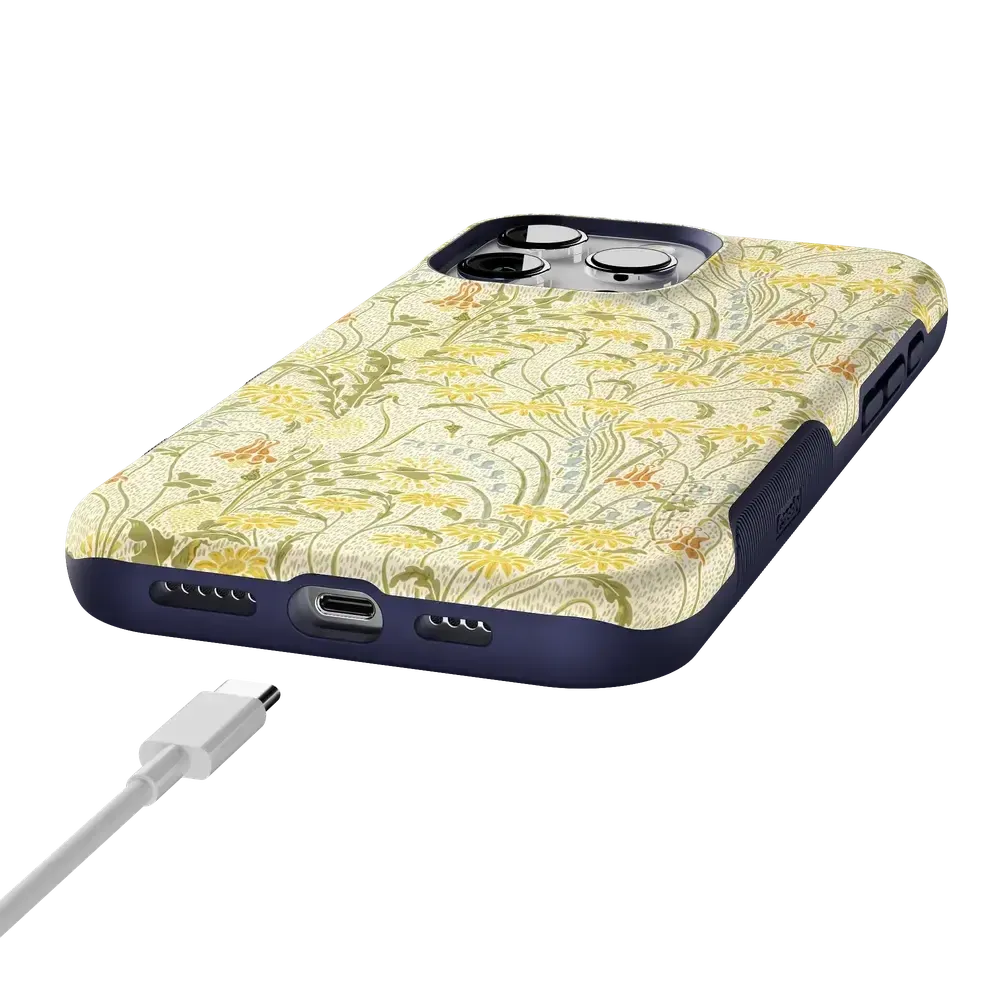 Boho Blooms | Golden Floral Case