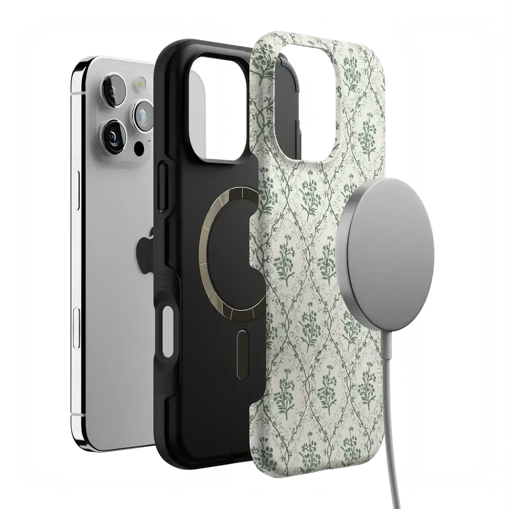 Sage Tapestry | Floral Vines Case