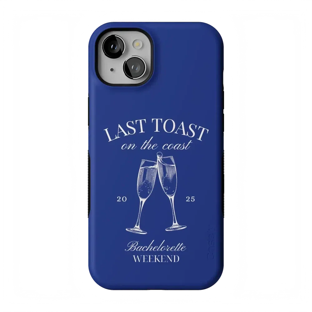 Last Toast | Blue Coastal Bachelorette Case Phone Case Casetry Bold Flex + MagSafe® iPhone 15 Plus 