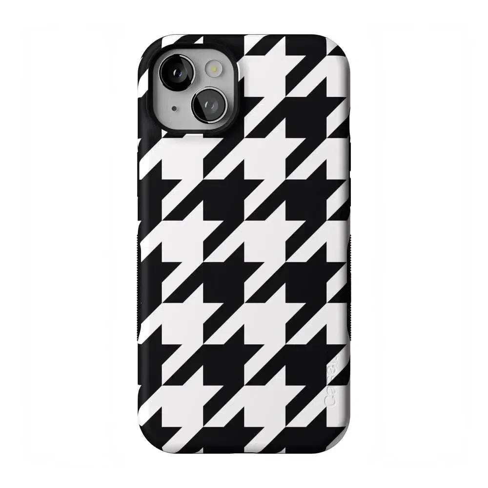 Houndstooth | High Contrast Design Case Phone Case Casetry Bold Flex + MagSafe® iPhone 14 Plus