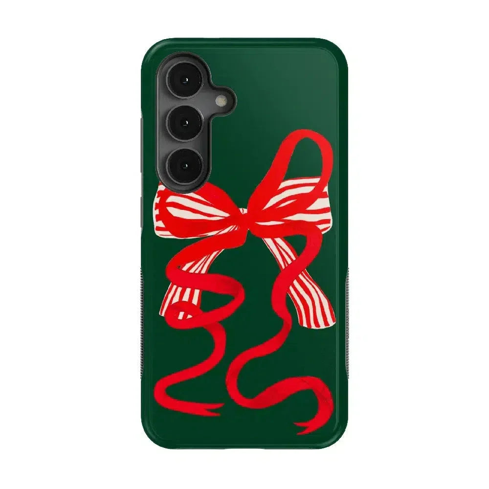 Santa's Favorite | Holiday Bow Case Phone Case Casetry Bold Flex + MagSafe® Galaxy S25 
