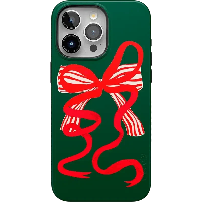 Santa's Favorite | Holiday Bow Case Phone Case Casetry Bold Flex + MagSafe® iPhone 15 Pro Max 