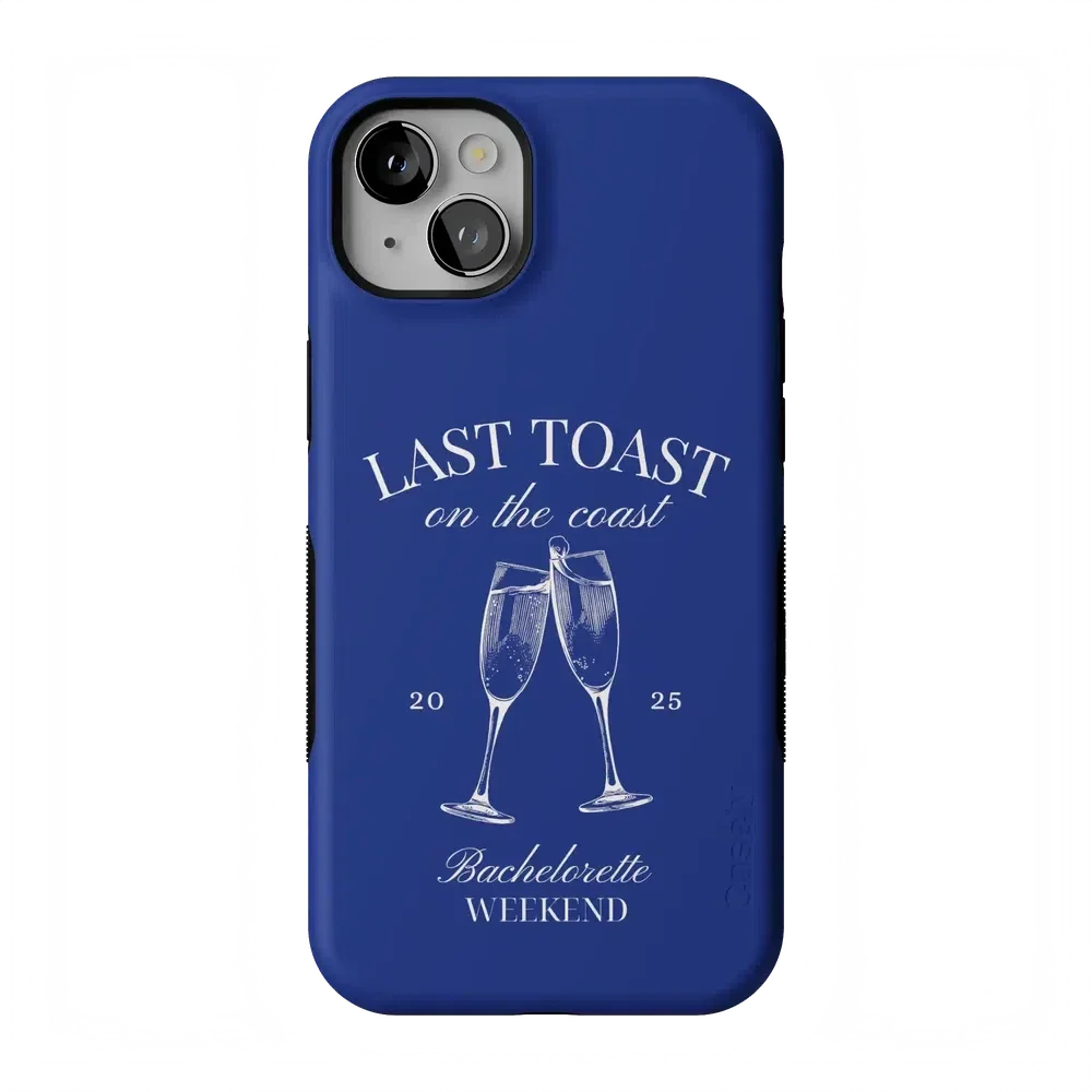 Last Toast | Blue Coastal Bachelorette Case Phone Case Casetry Bold Flex + MagSafe® iPhone 14 Plus 