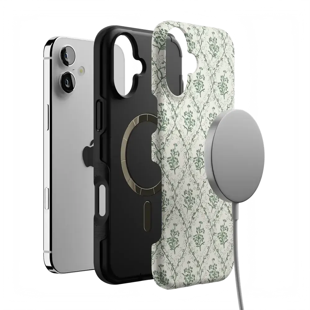 Sage Tapestry | Floral Vines Case