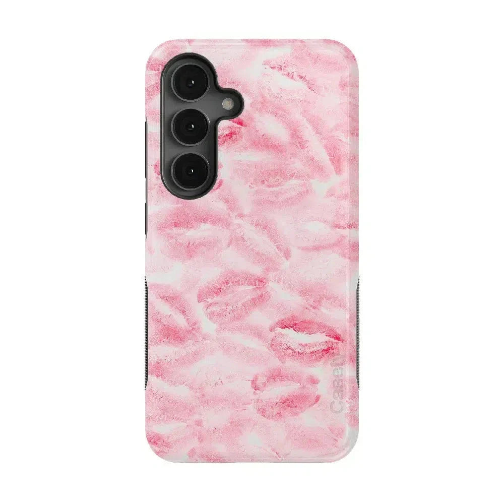Sealed with a Kiss | Pink Lipstick Case Phone Case Casetry Bold Flex + MagSafe® Galaxy S25 
