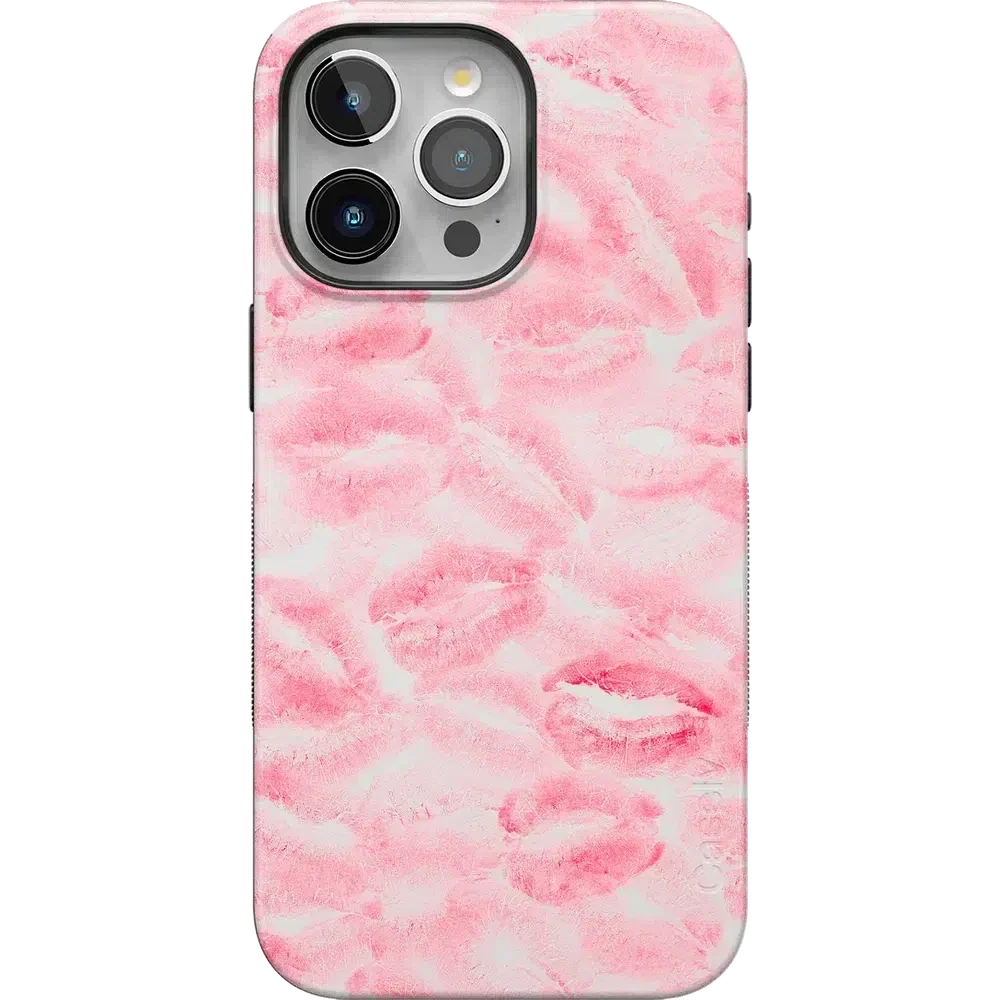 Sealed with a Kiss | Pink Lipstick Case Phone Case Casetry Bold Flex + MagSafe® iPhone 15 Pro Max 