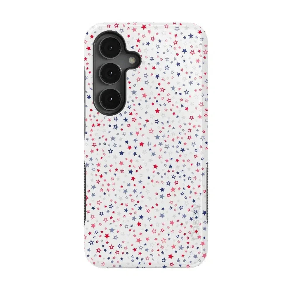 "Seeing Stars | Red, White & Blue Case Phone Case Casetry Bold Flex + MagSafe® Galaxy S25 "