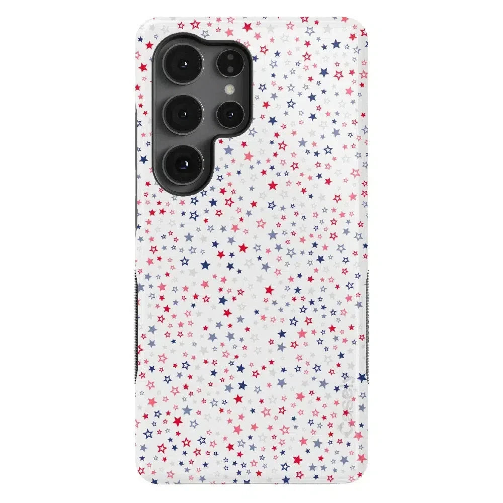 "Seeing Stars | Red, White & Blue Case Phone Case Casetry Bold Flex + MagSafe® Galaxy S25 Ultra "