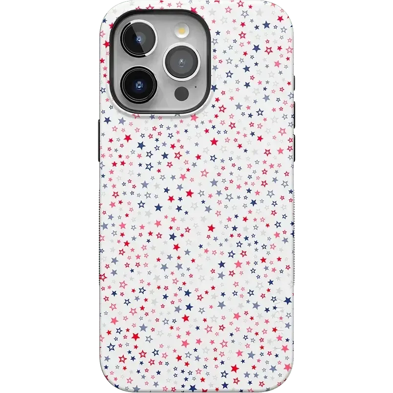 "Seeing Stars | Red, White & Blue Case Phone Case Casetry Bold Flex + MagSafe® iPhone 15 Pro Max "