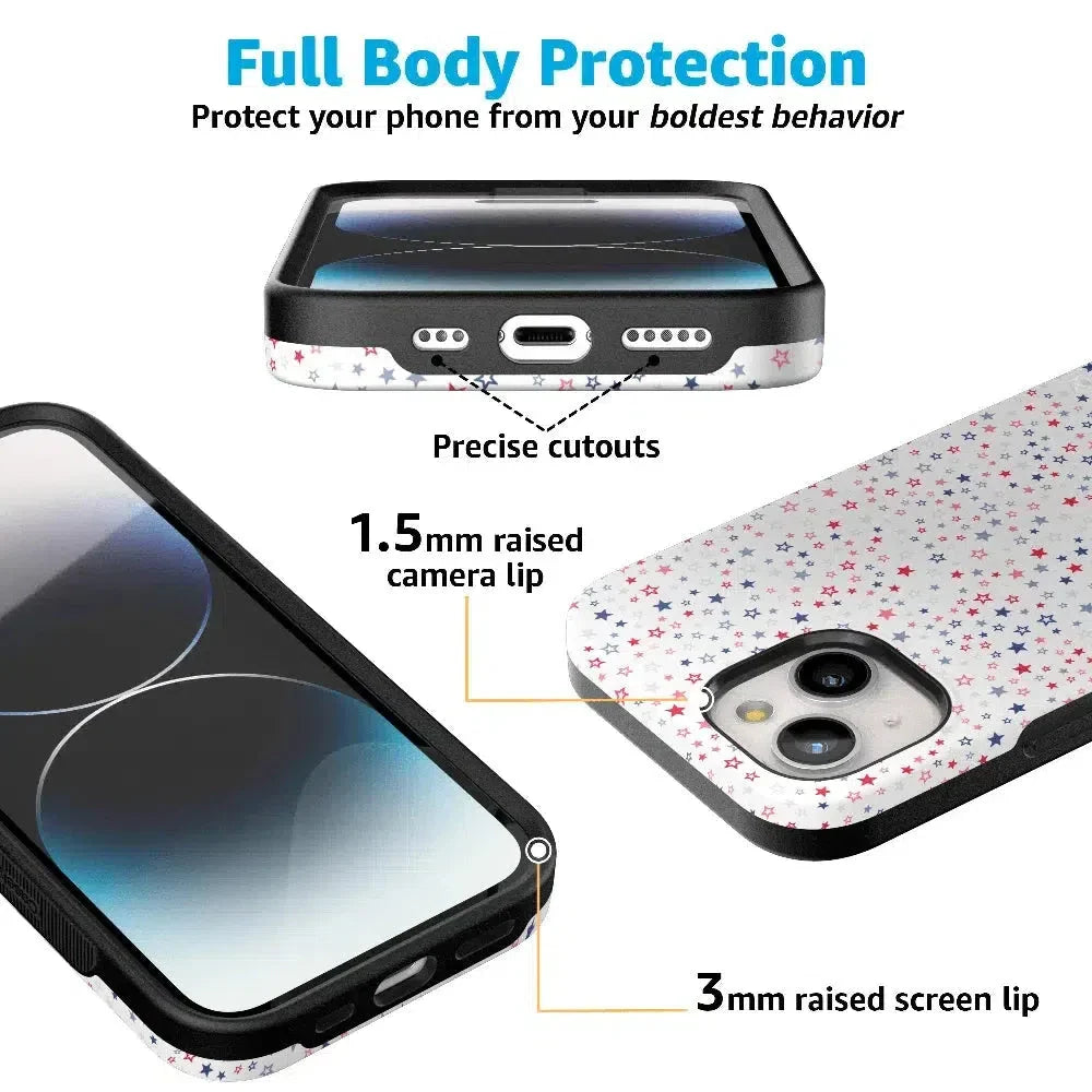 "Seeing Stars | Red, White & Blue Case"