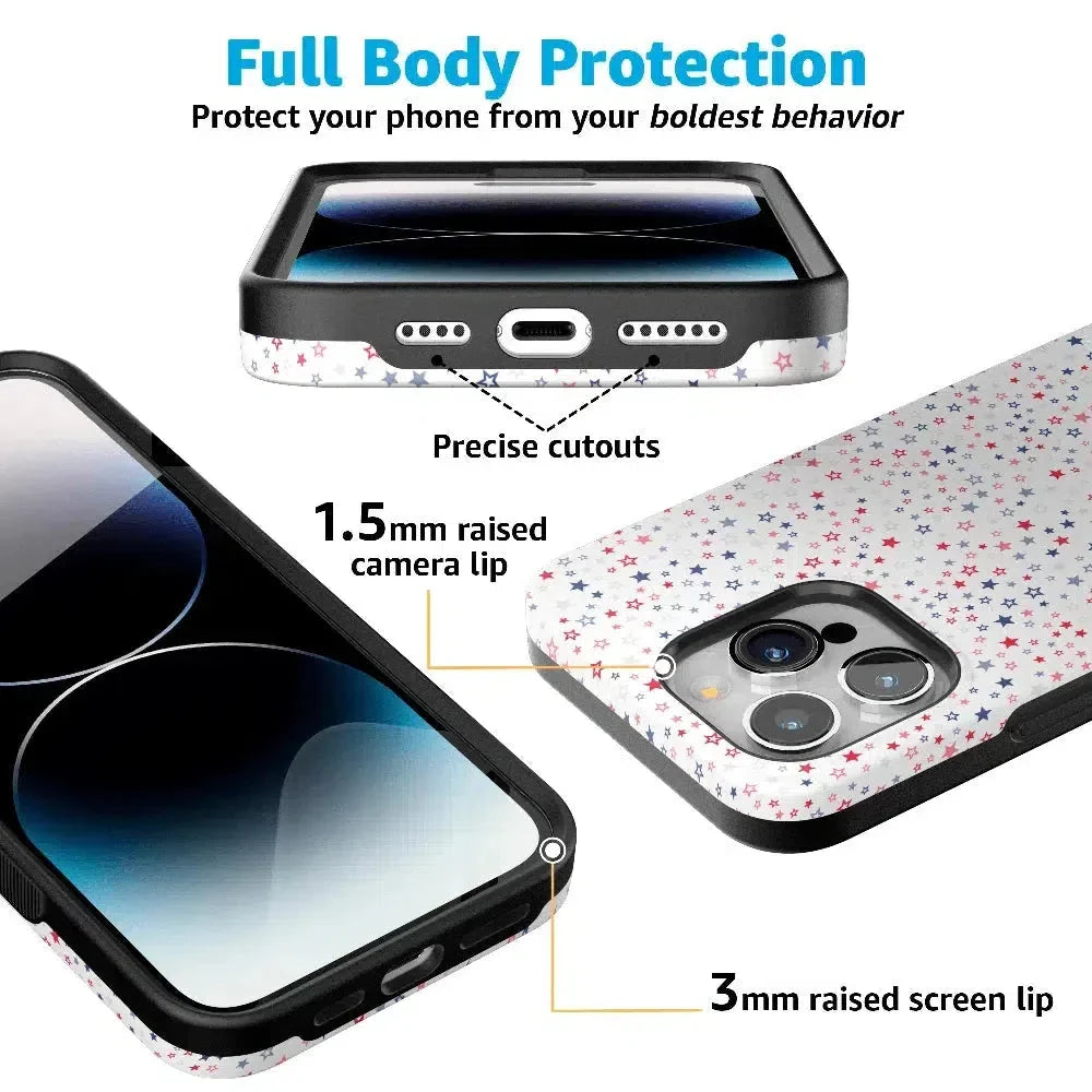 "Seeing Stars | Red, White & Blue Case"