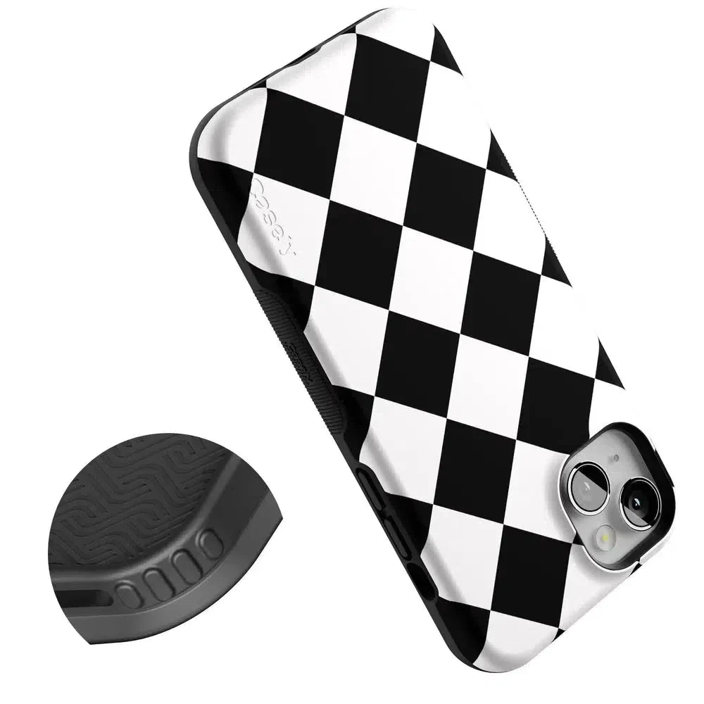 Black Checkerboard | High Contrast Design Case